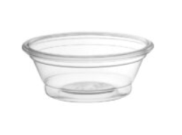 2,500 Crested Gecko 0.5oz Plastic Feeding Cups